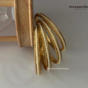 Pearl Bangles Set
