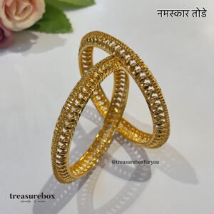 Gold Plated Namaskar Tode