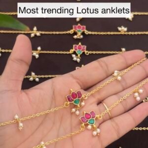 Trending Lotus Anklets