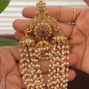 South Pattern Peacock Motif Hair Accessory