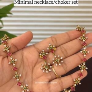 Minimal necklace/Choker set