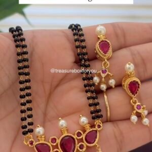 Tanmani-Inspired Mini Mangalsutra Set